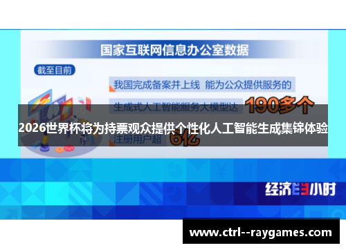 2026世界杯将为持票观众提供个性化人工智能生成集锦体验 2026世界杯将为持票观众提供个性化人工智能生成集锦体验